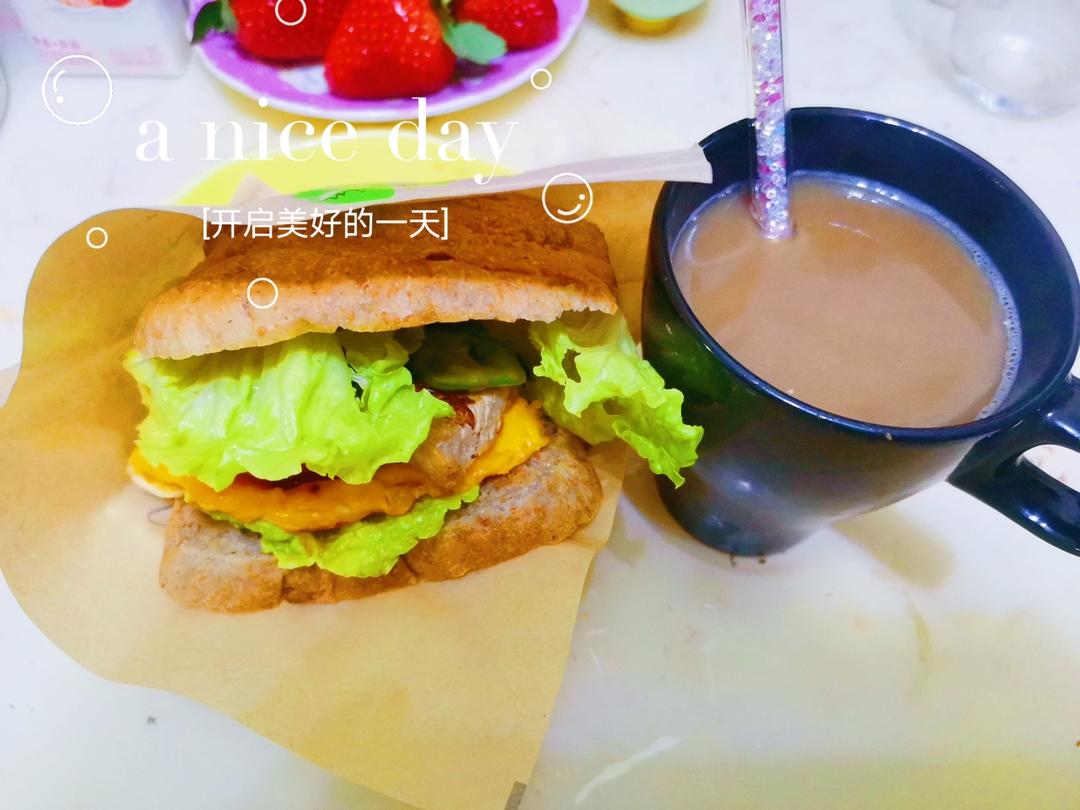 汉堡包🍔低脂版，无芝士