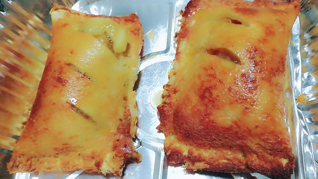 超简单快手的苹果吐司派