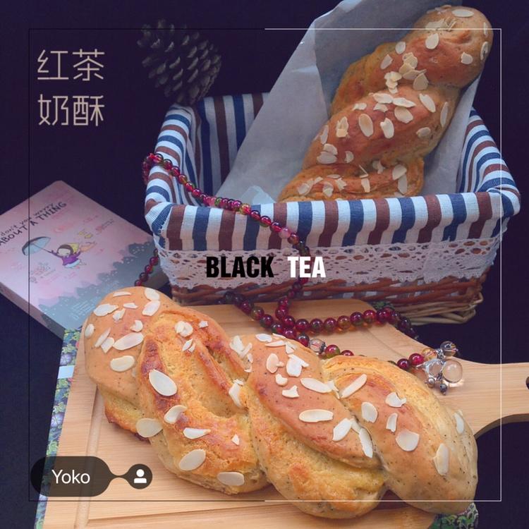 红茶奶酥面包