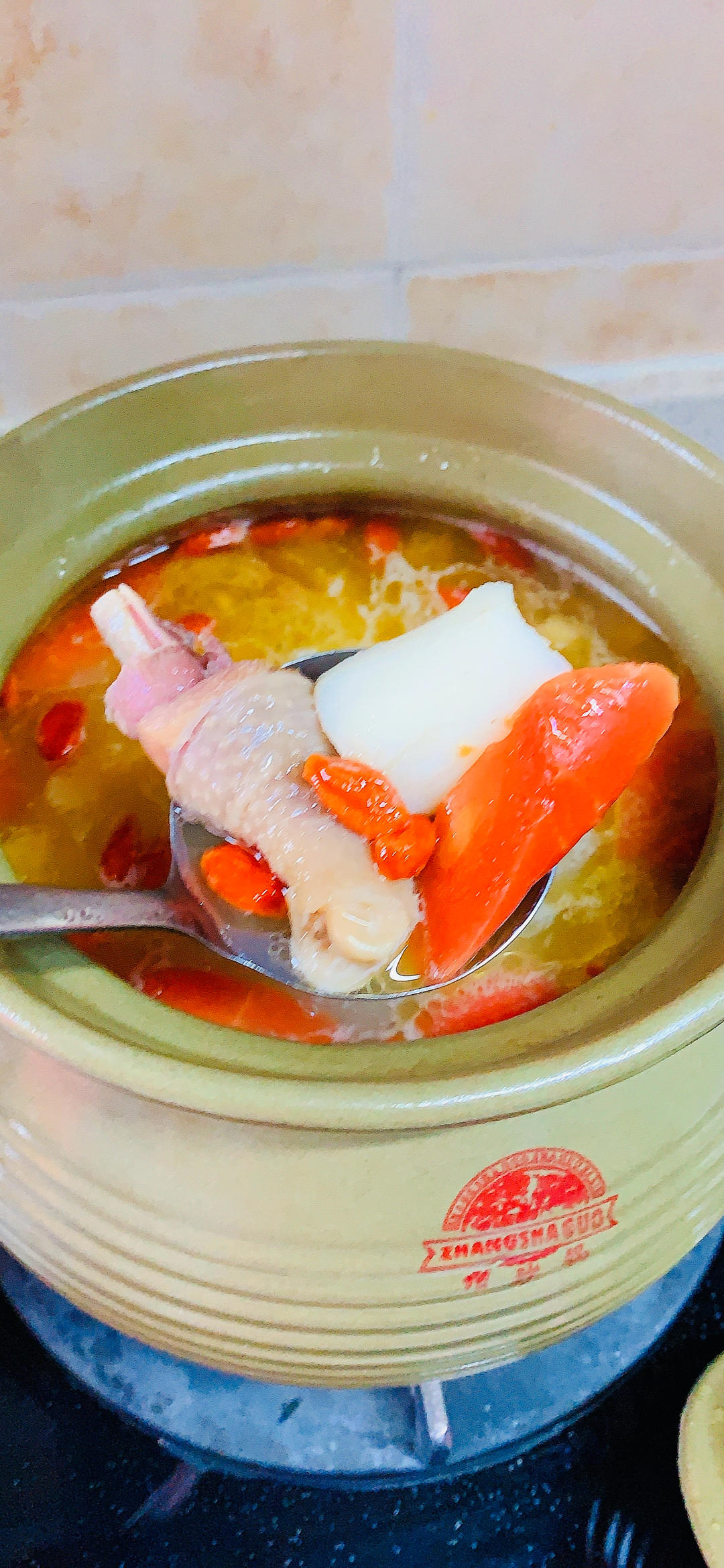 ㊙️腊鸡/风干鸡炖山药 汤味鲜美