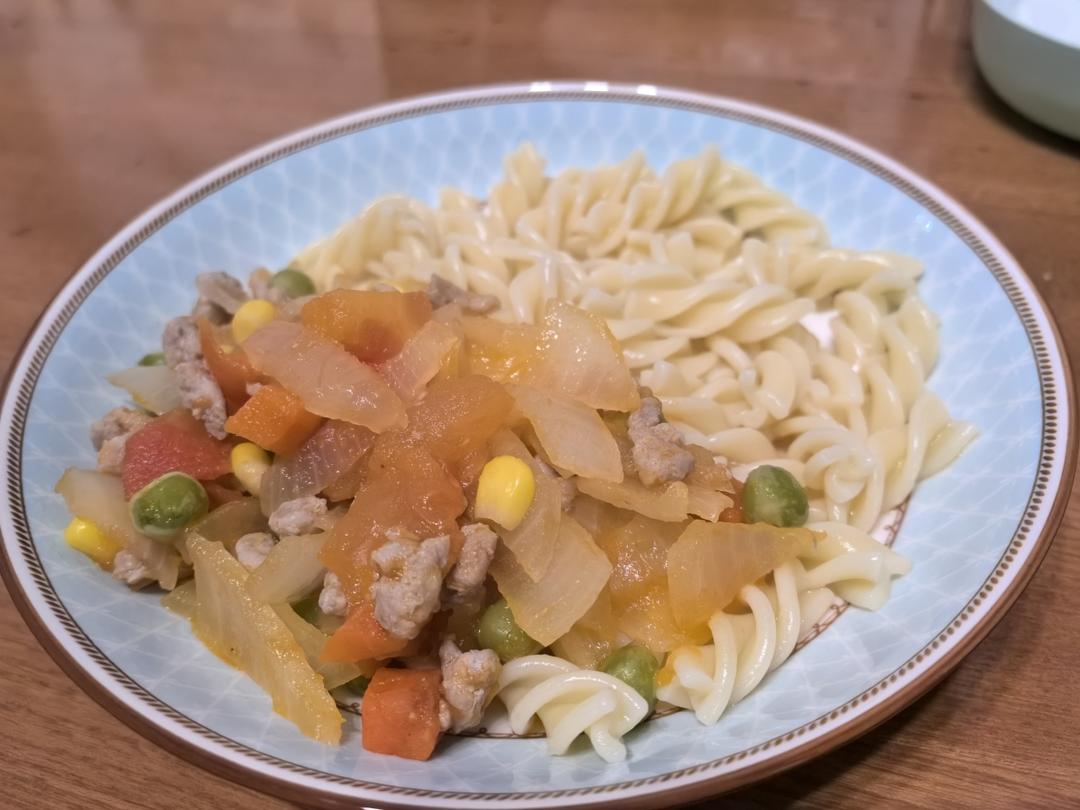 番茄肉沫酱意大利面-家庭简易版