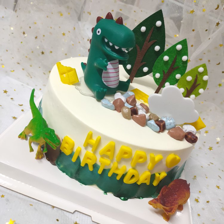 男宝宝恐龙蛋糕（儿童节蛋糕）