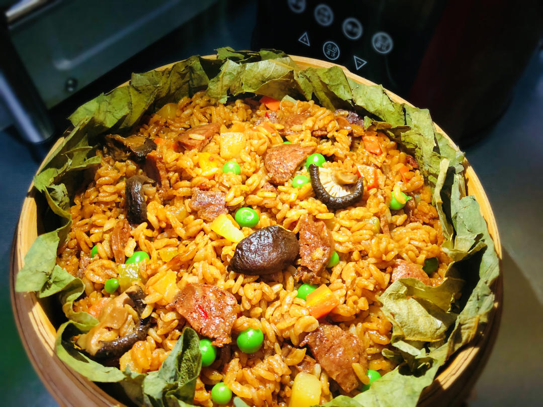 超快手腊肠焖饭