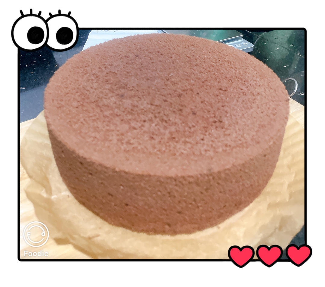 可可戚风蛋糕～8寸～百分百成功