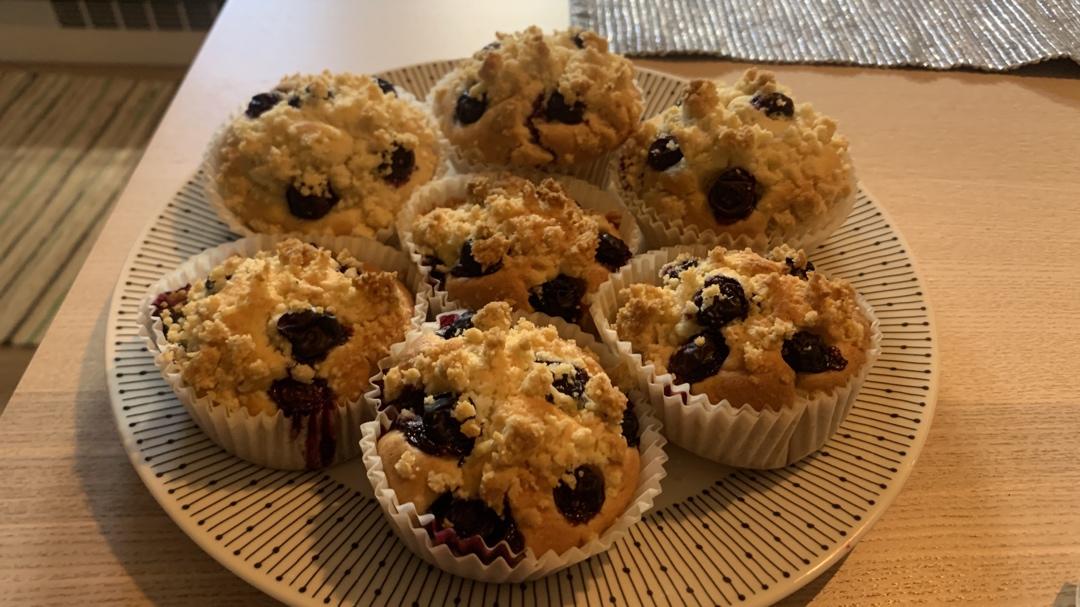 星巴克家蓝莓麦芬