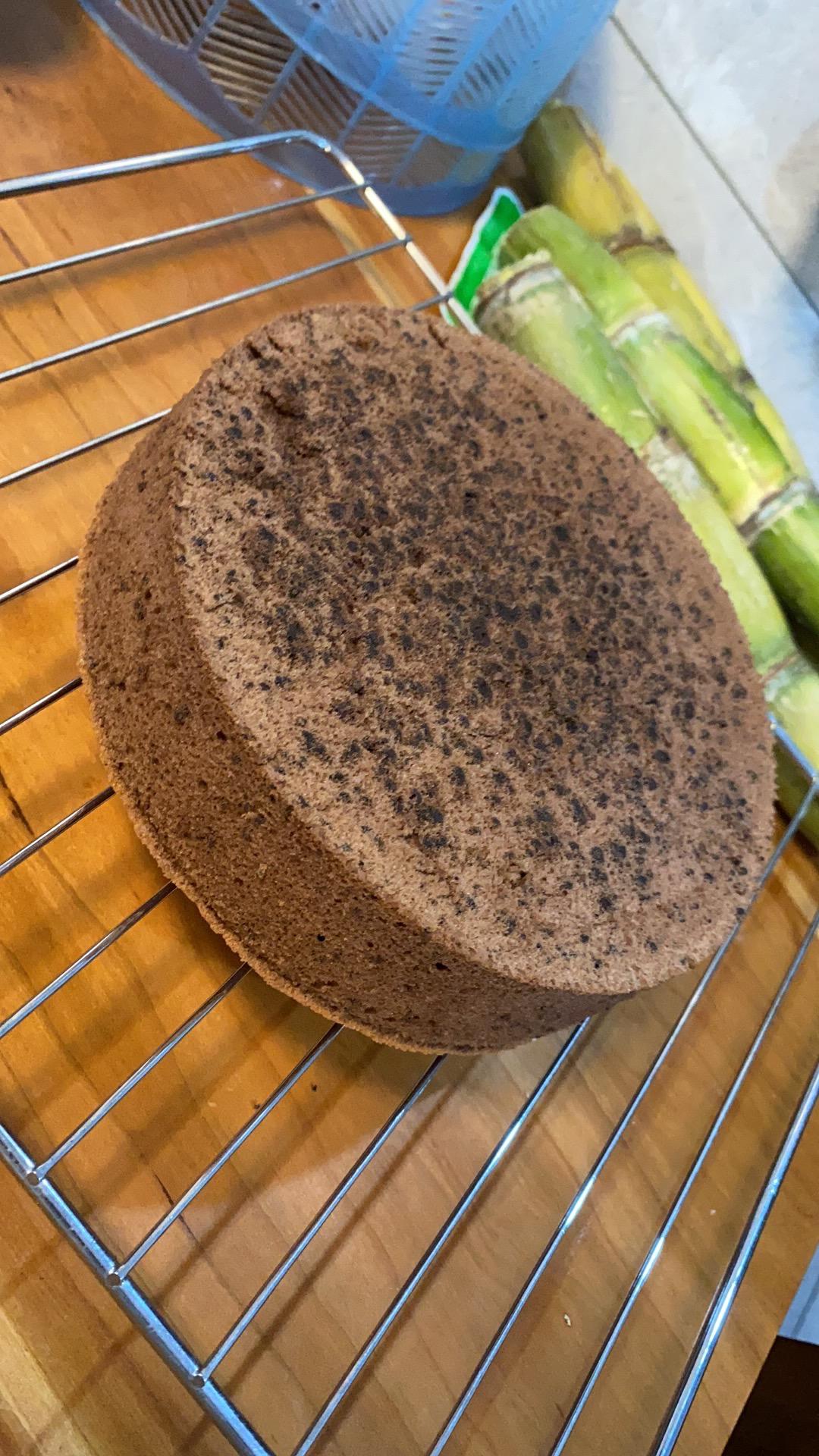 8寸可可戚风蛋糕