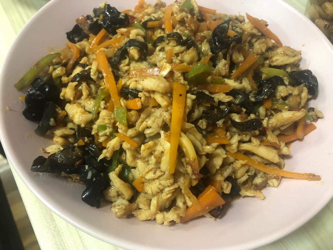 快手版鱼香鸡丝