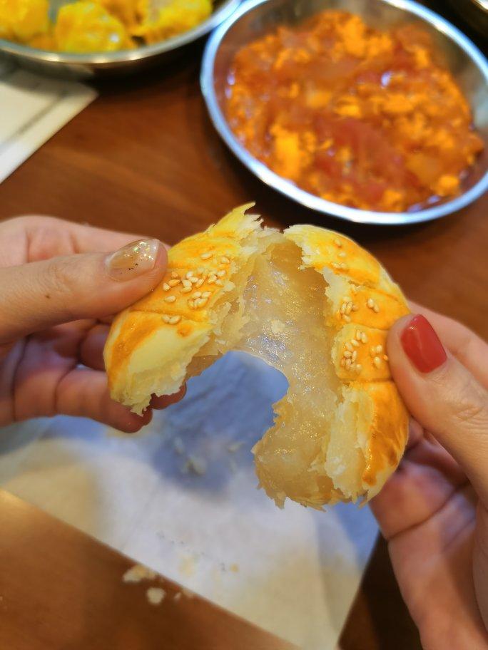 酥掉渣的老婆饼