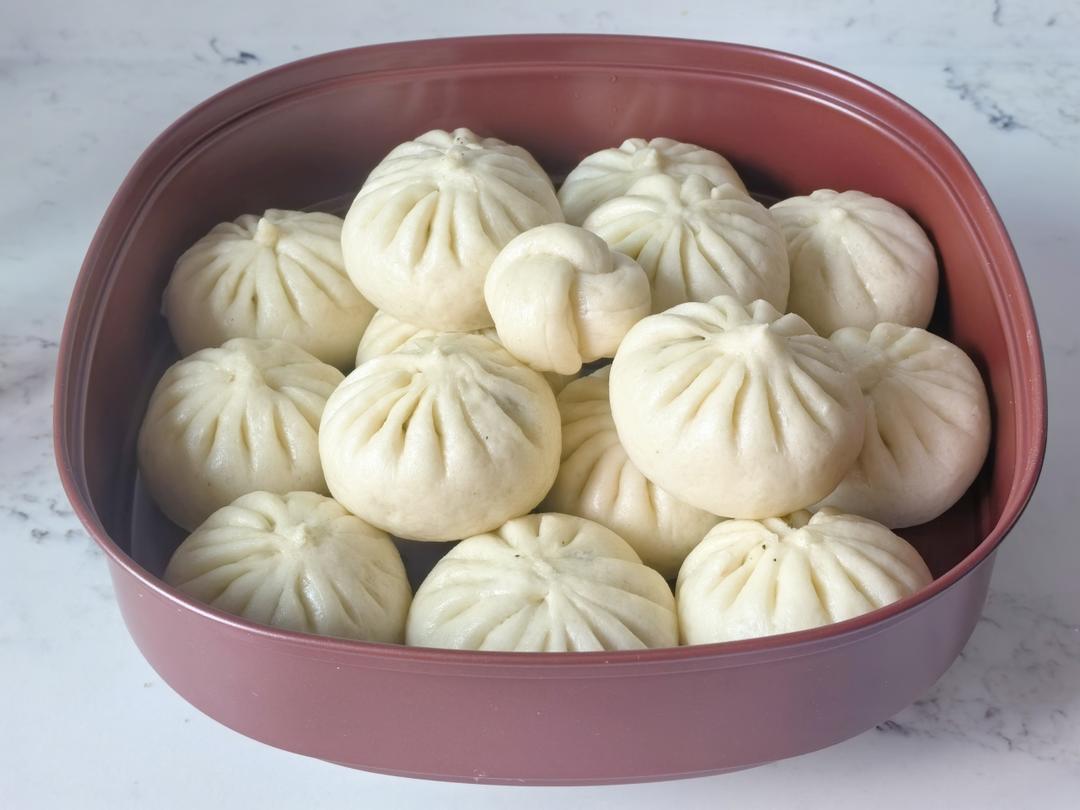 家庭版猪肉大葱包子（喷香多汁）