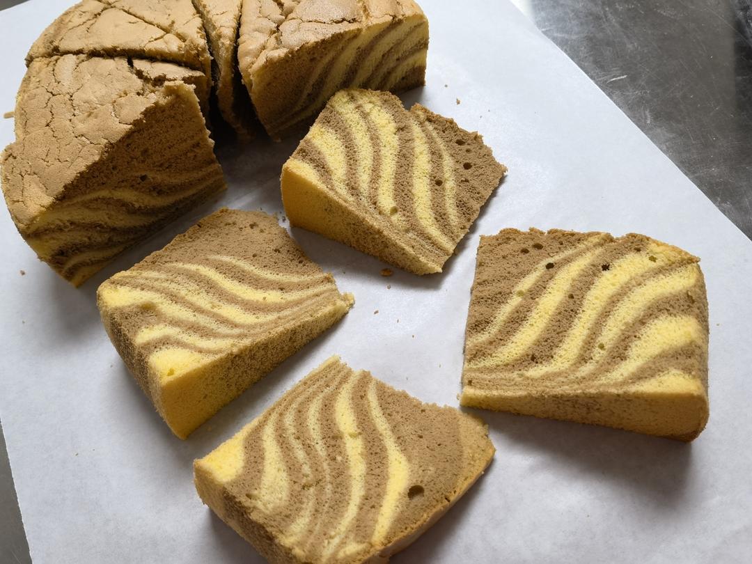 斑马纹戚风蛋糕