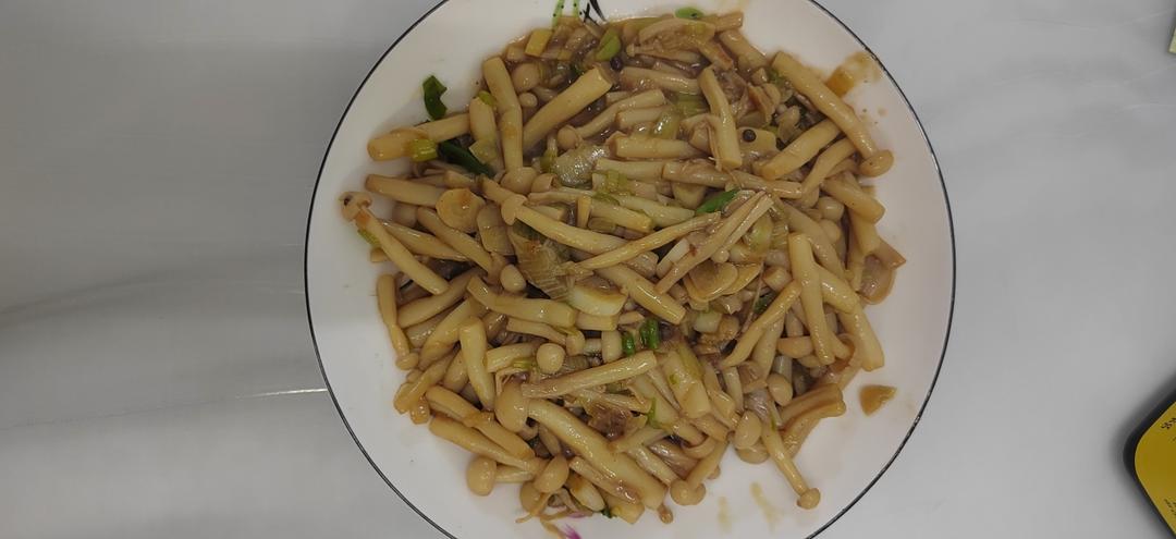 小炒白玉菇