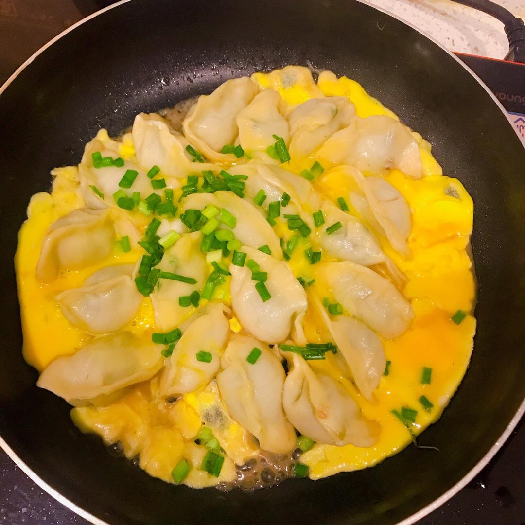 懒人快手抱蛋煎饺