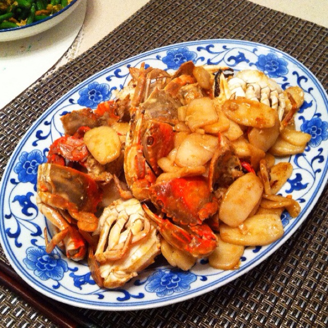 洛凡-lola做的梭子蟹炒年糕