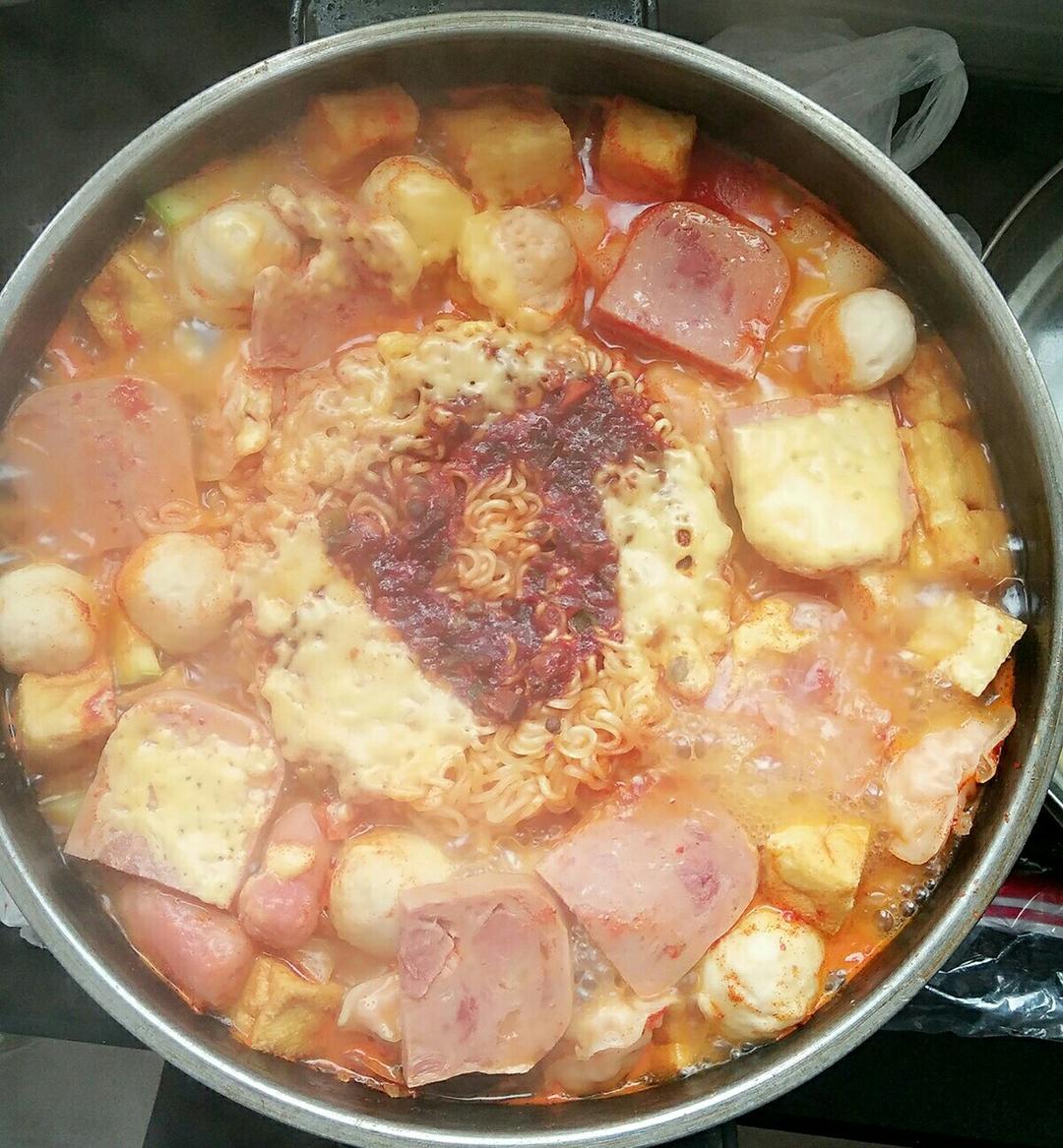 韩国部队锅拉面锅（超好吃）