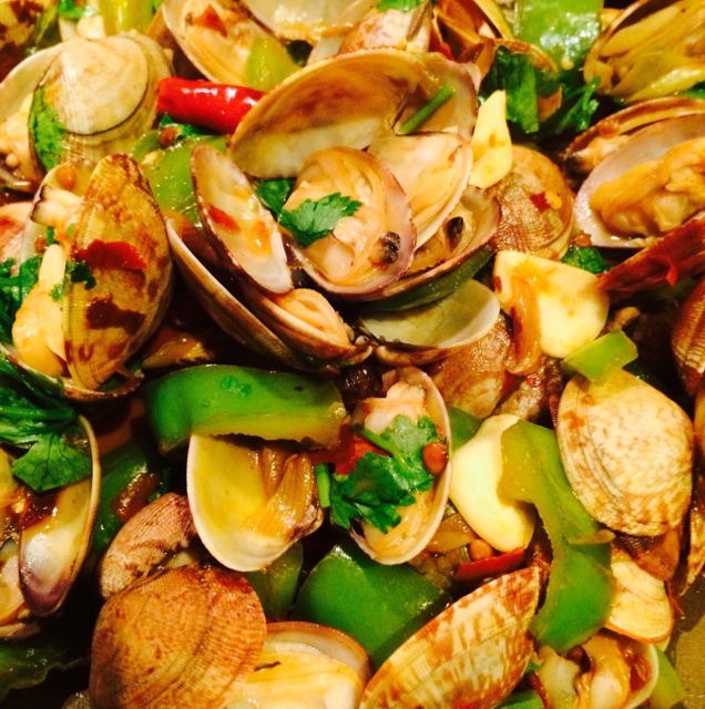 棠小姨做的辣炒蛤蜊