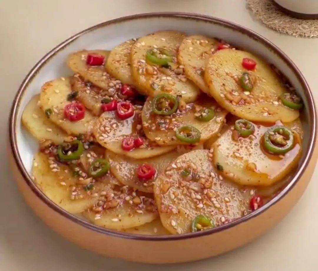 酸辣土豆片的做法