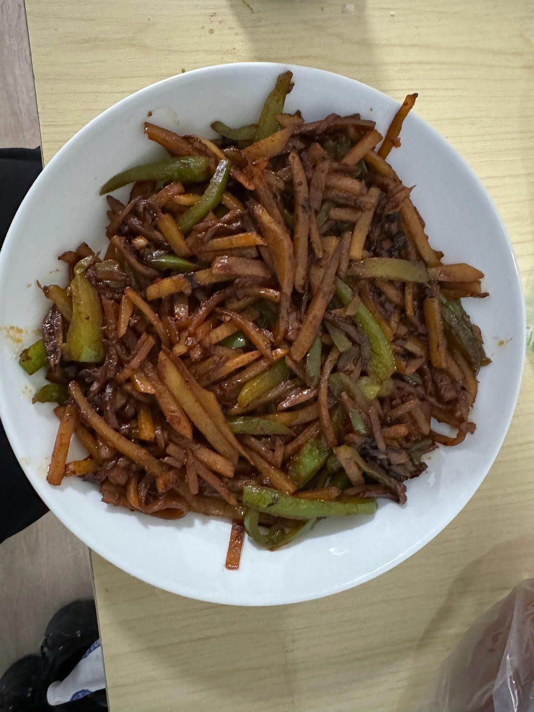 老干妈青椒土豆丝