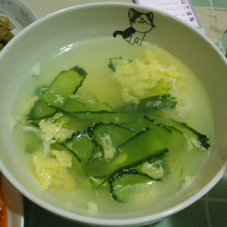 黄瓜鸡蛋汤