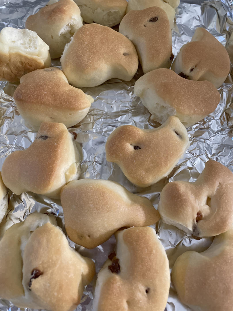 一次发酵牛奶面包小方