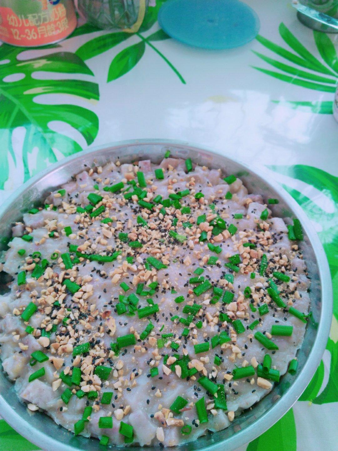 广东常见小吃点心-芋头糕