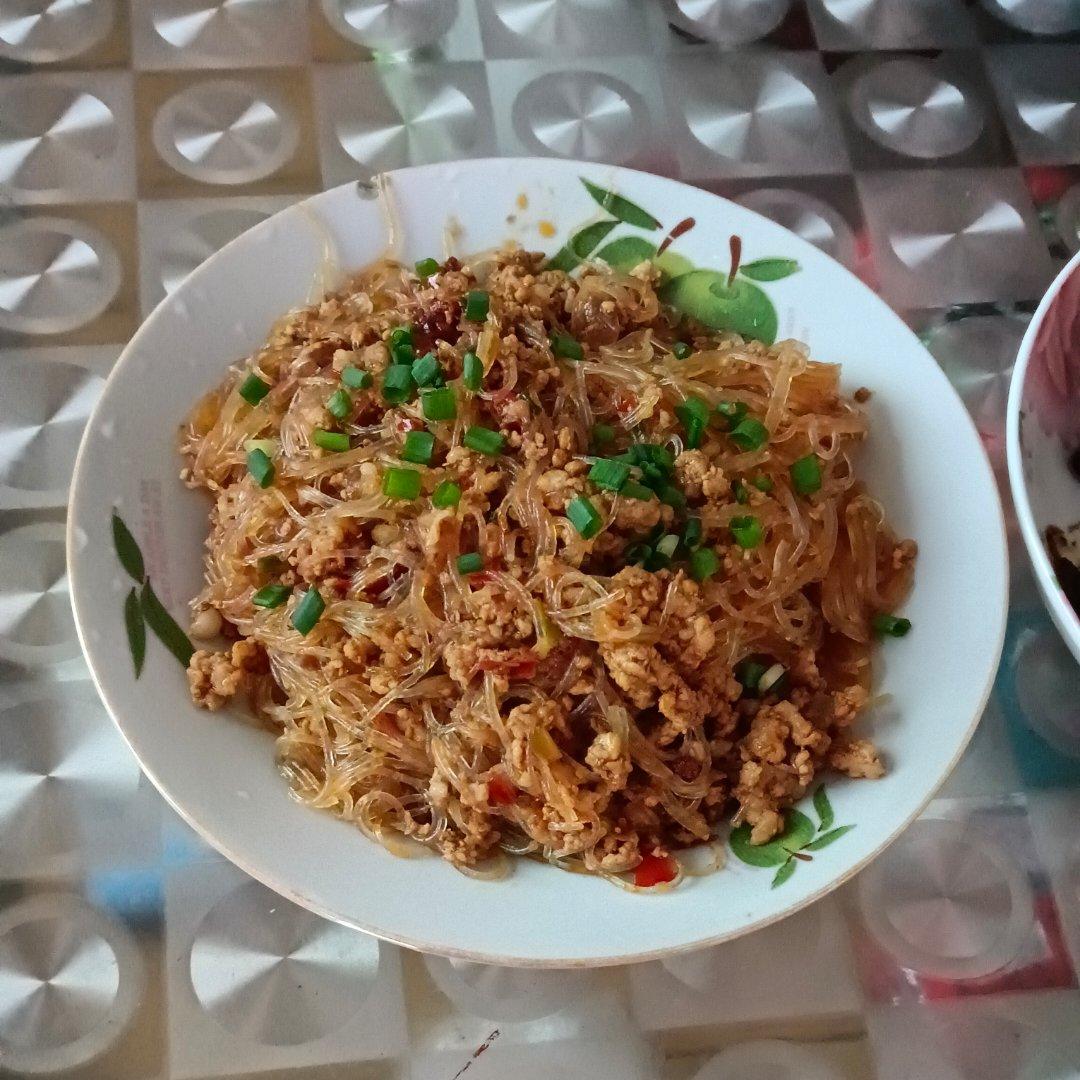 蚂蚁上树(肉末炒粉丝)超下饭‼️十分钟搞定