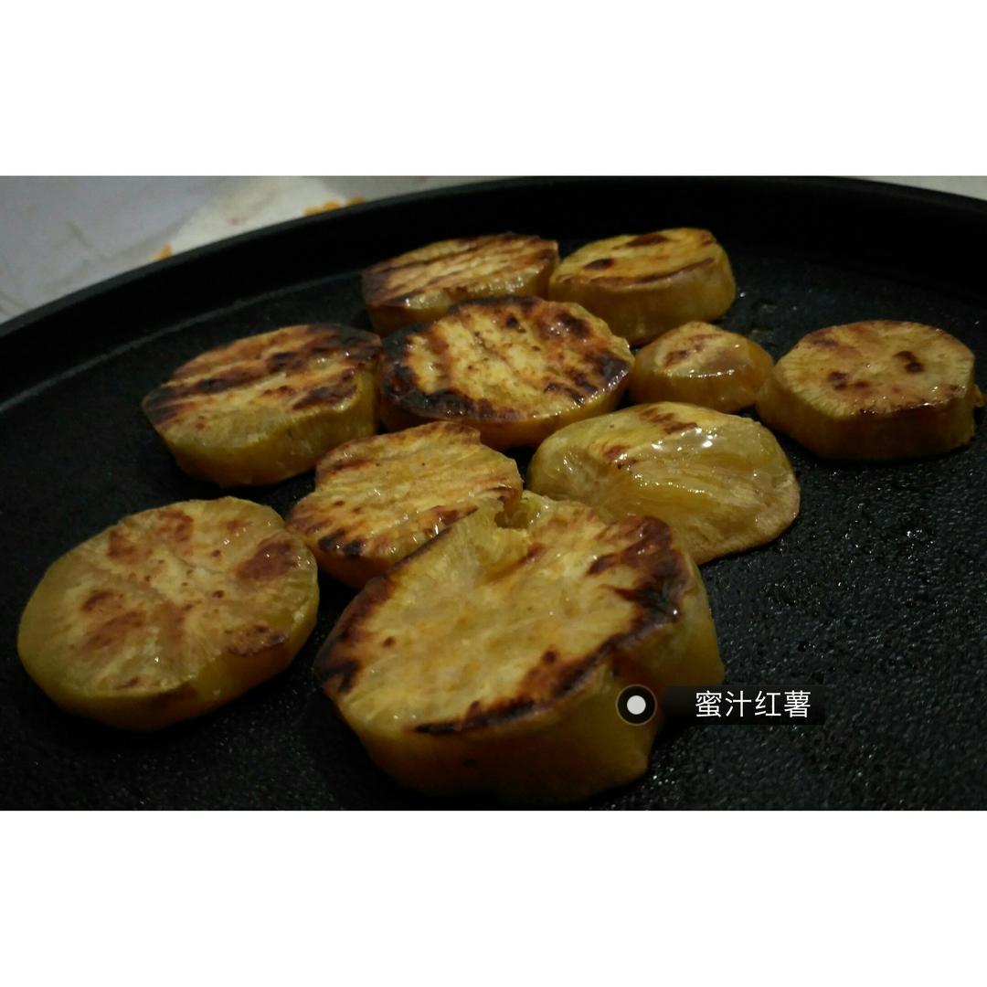 电饼铛蜜汁红薯片