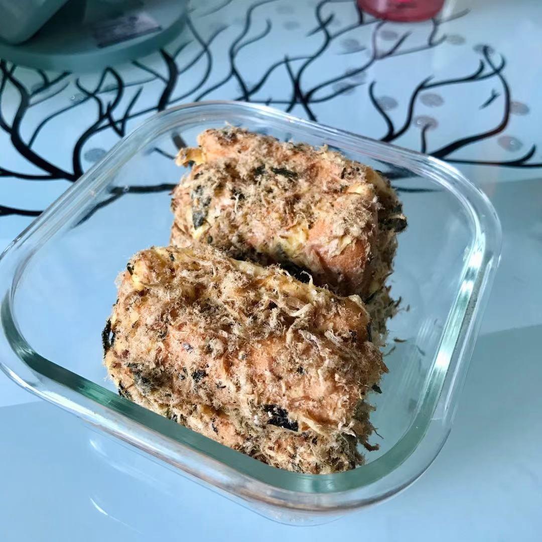 绝赞美味的卡仕达爆浆肉松小贝