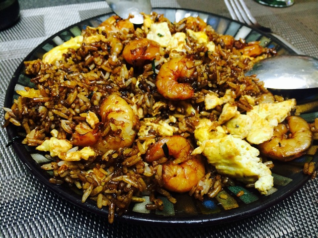 黑胡椒海鲜炒饭