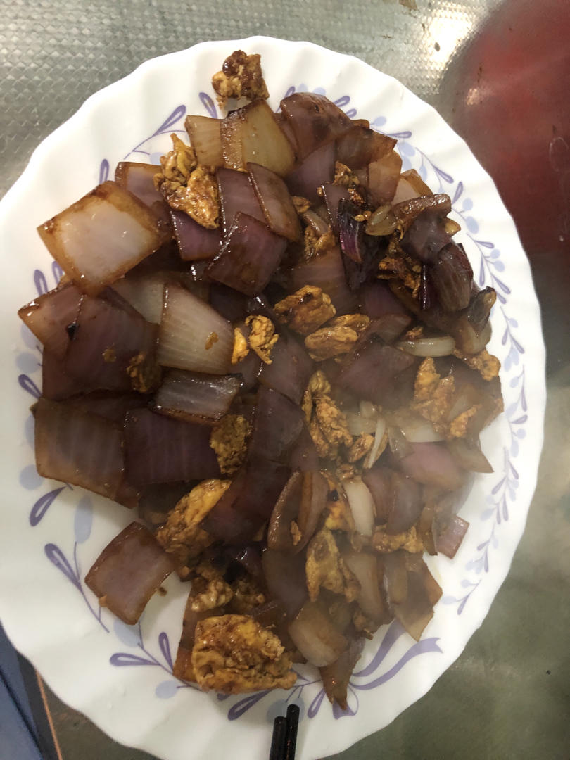 洋葱炒鸡蛋