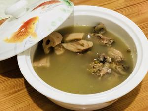 莲藕绿豆蚝豉排骨汤的做法 步骤5