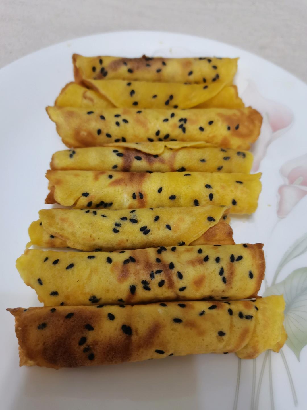 电饼铛脆皮蛋卷