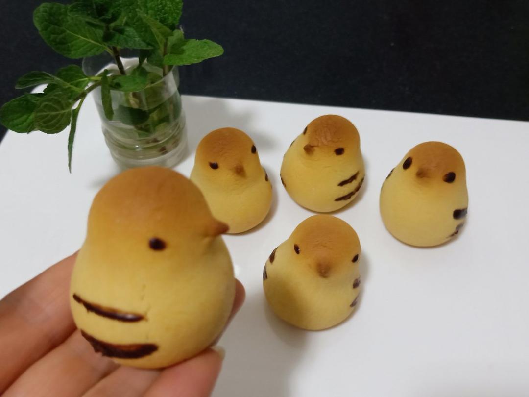 消耗炼乳｜做一窝胖嘟嘟小鸡烧果子