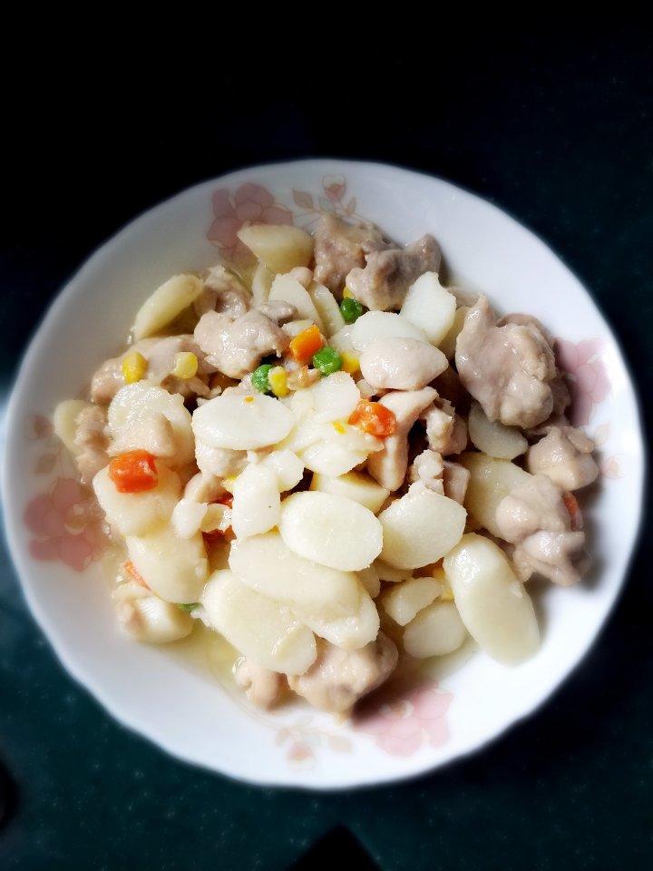 山药炒鸡丁 超级下饭