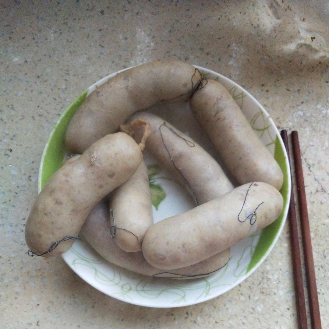 Q弹多汁的自制台式脆皮肠——绝对秒杀市售