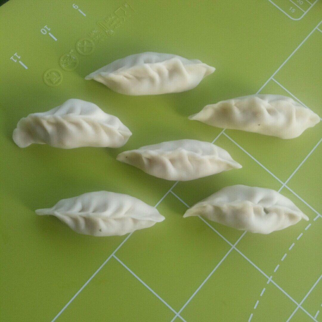 韭菜杏鲍菇鸡蛋饺子