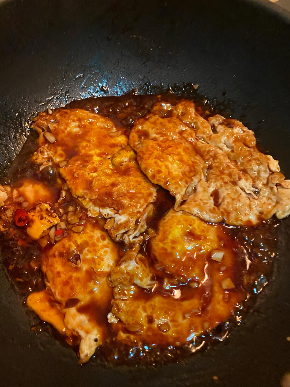 鸡蛋神仙吃法～给肉都不换的糖醋荷包蛋