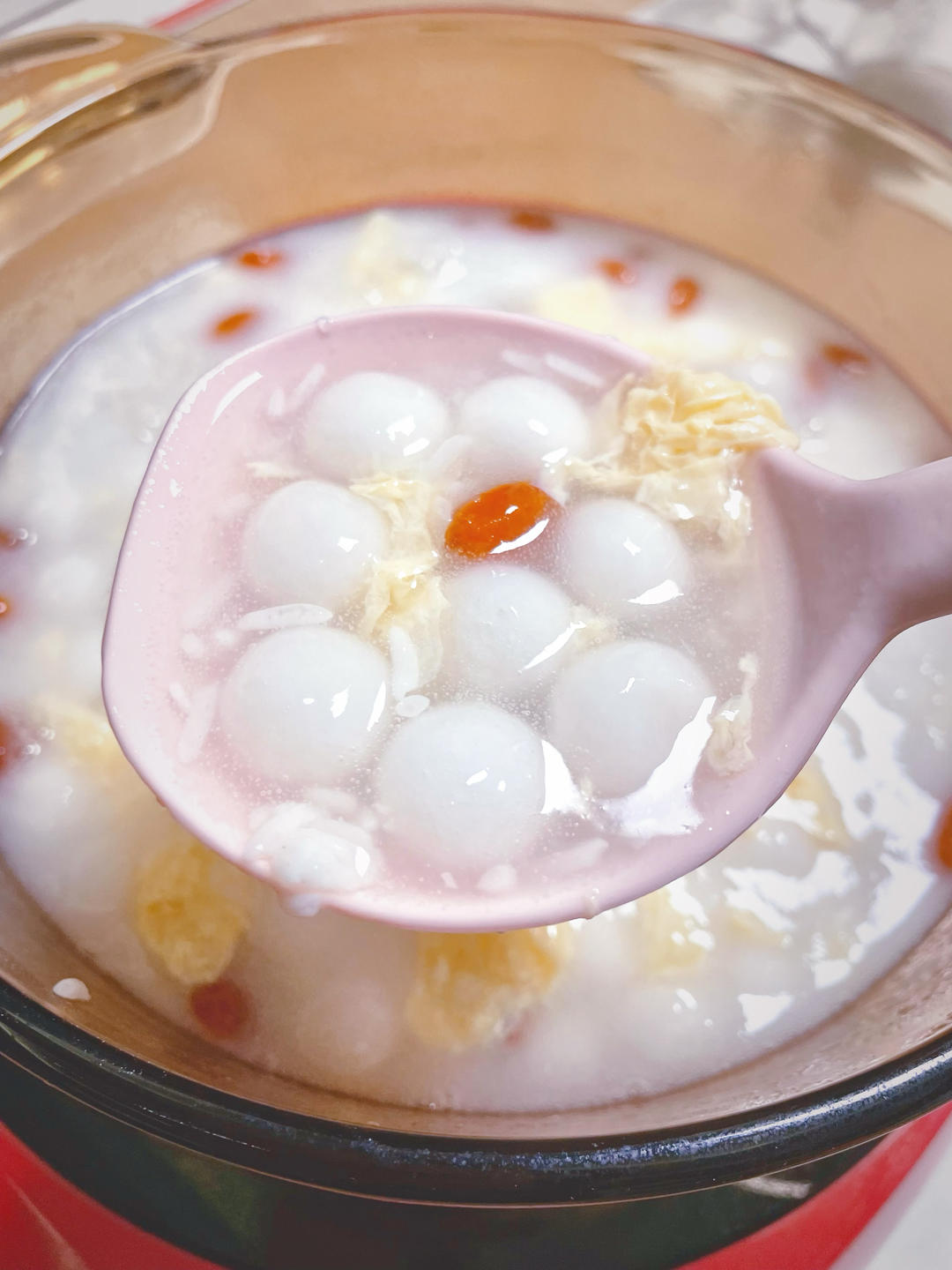 蛋花酒酿圆子