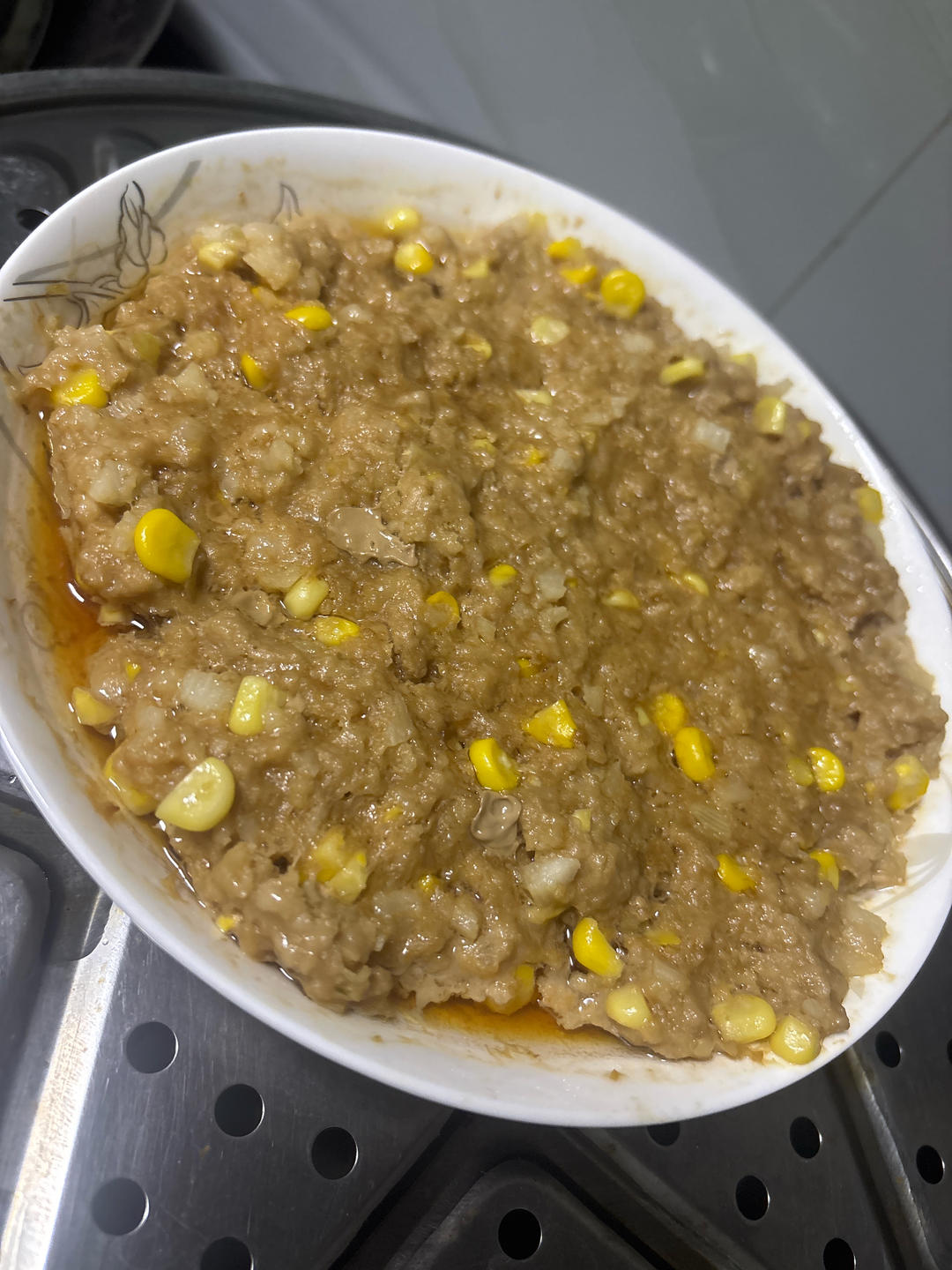 孩子爱吃的蒸肉饼