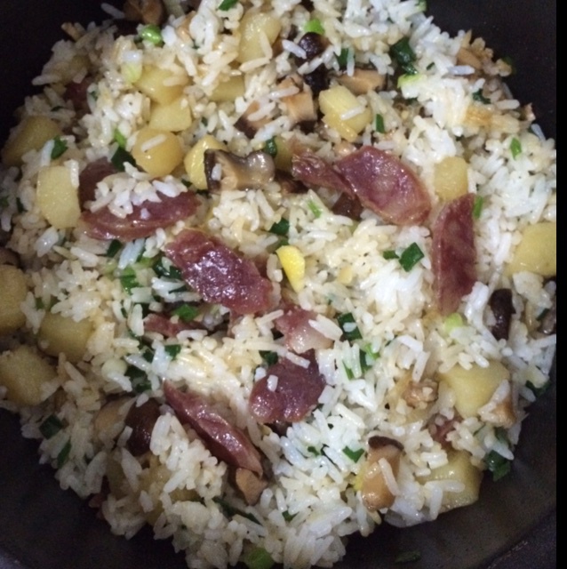 土豆腊味饭
