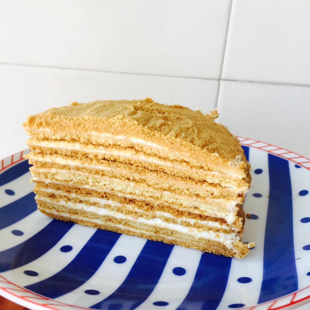 俄罗斯蜂蜜千层提拉米苏（巧克力味）