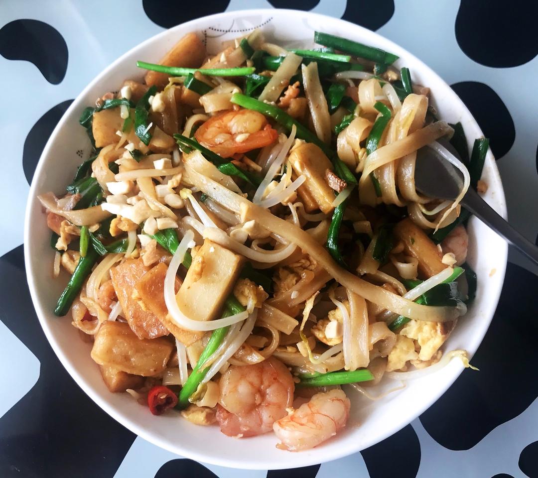 泰式虾仁炒河粉【食材包操作说明】