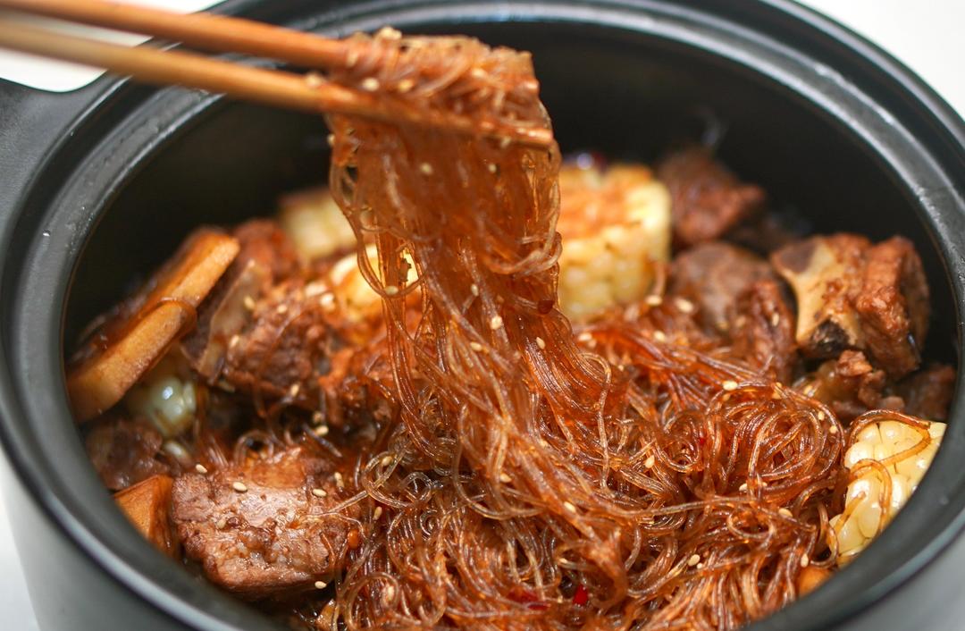 干捞粉丝排骨煲