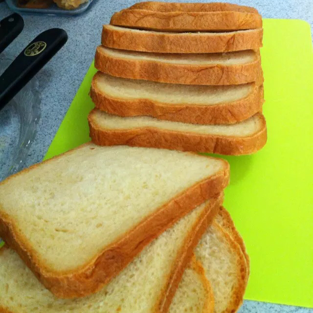 超级好吃的原味面包（面包机版）