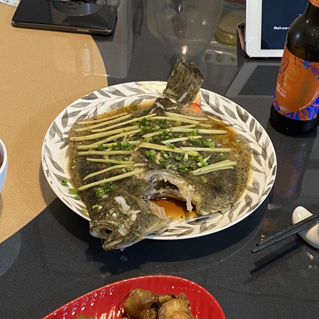 清蒸多宝鱼