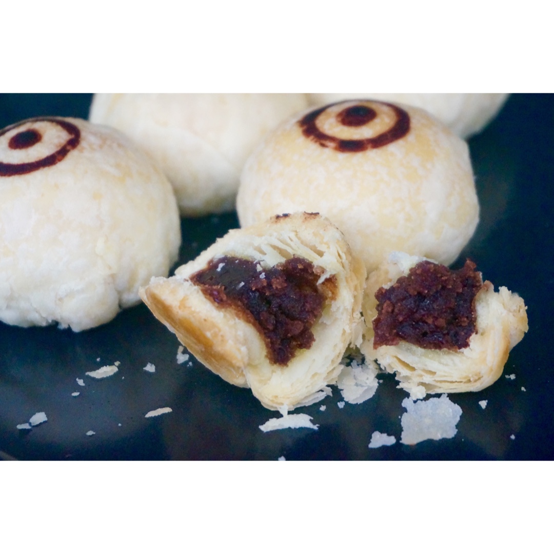 素油版酥皮鲜肉月饼，更健康