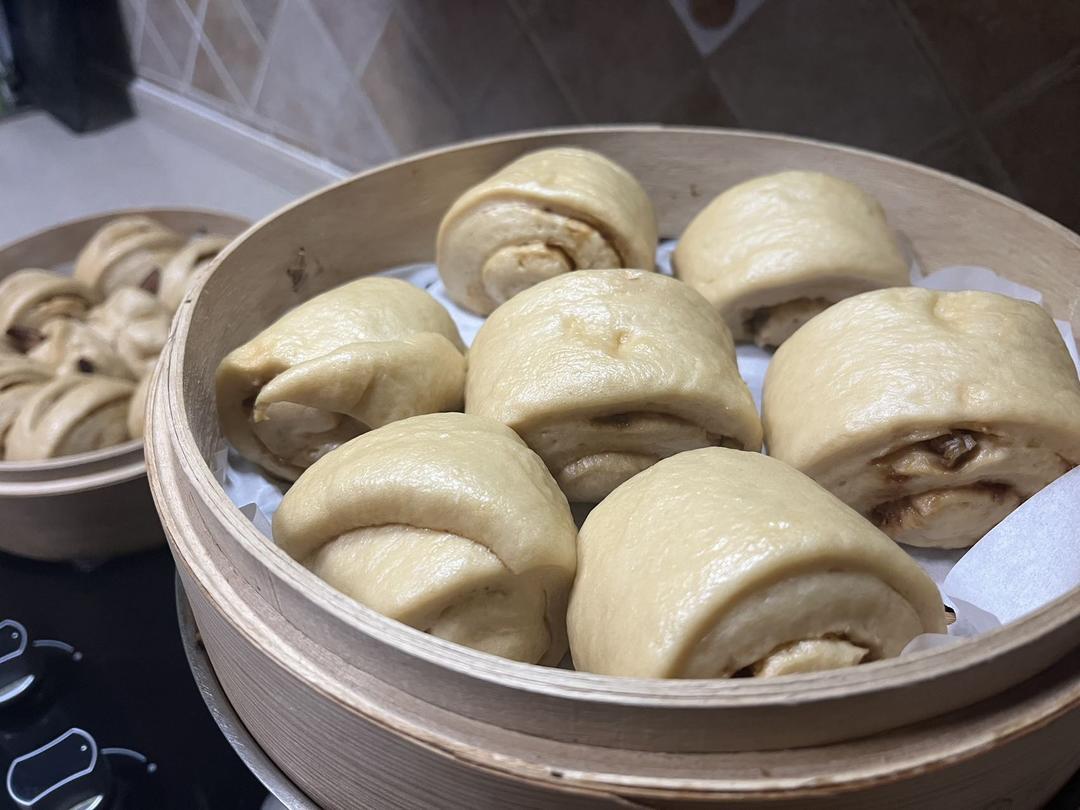 奶香红糖馒头