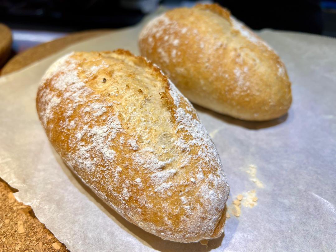 香脆健康的全麦法棍Whole Wheat Baguette