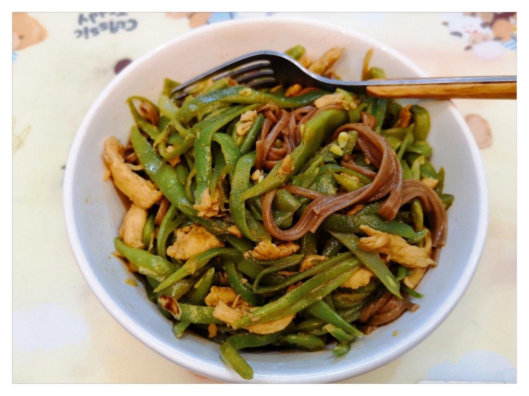 扁豆肉丝汆面