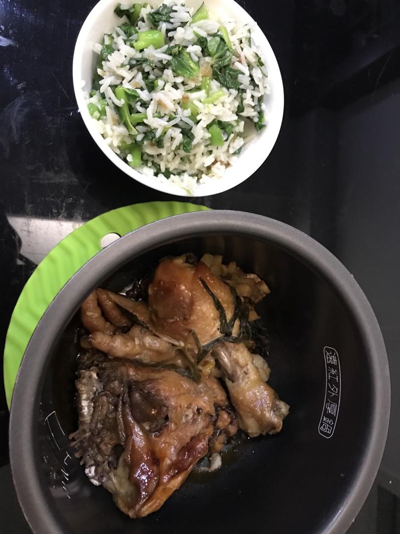 电饭锅蒜香鸡腿