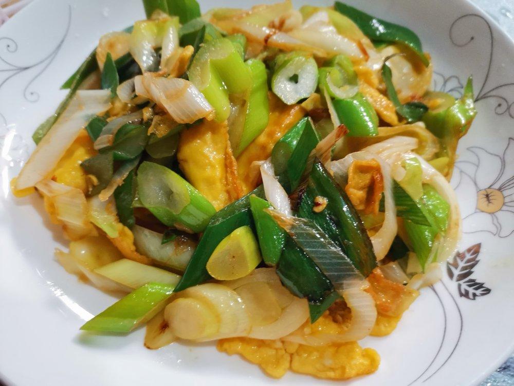 东北的大葱炒蛋